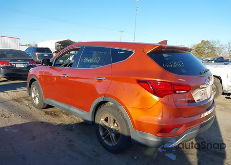 2017 Hyundai Santa Fe Sport 2.4L from USA, damaged, VIN 5XYZTDLB0HG456301